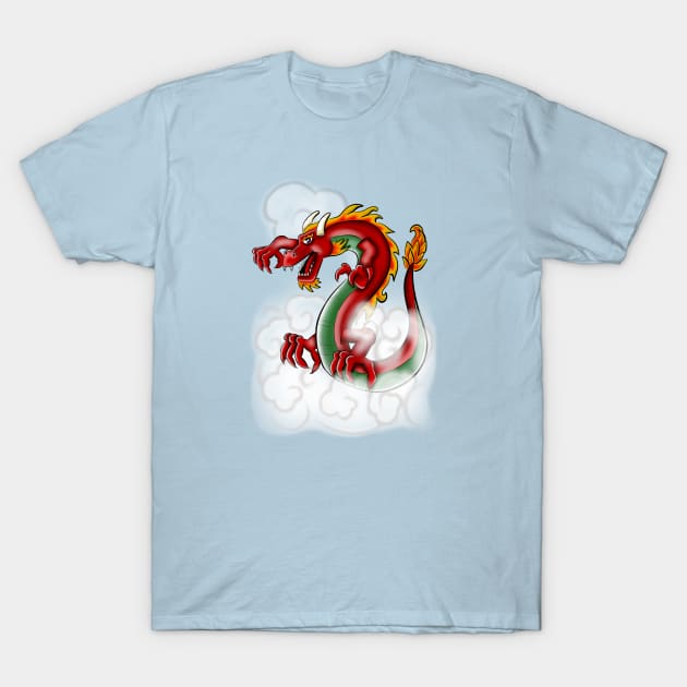 Chinese dragon T-Shirt by Manxcraft